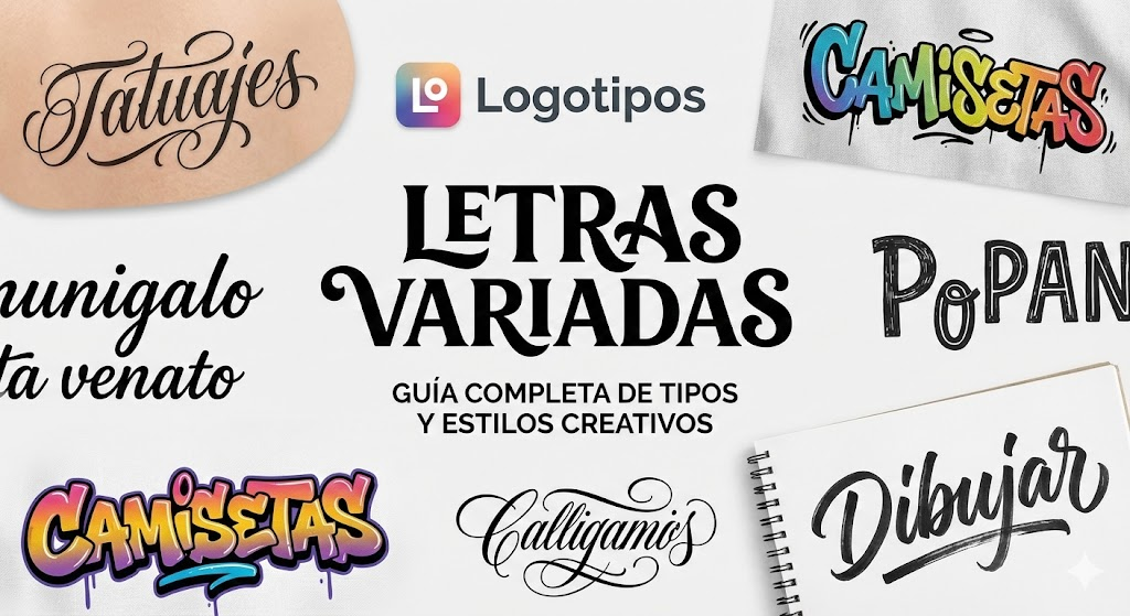 Letras Variadas: Guía Completa de Tipos y Estilos Creativos