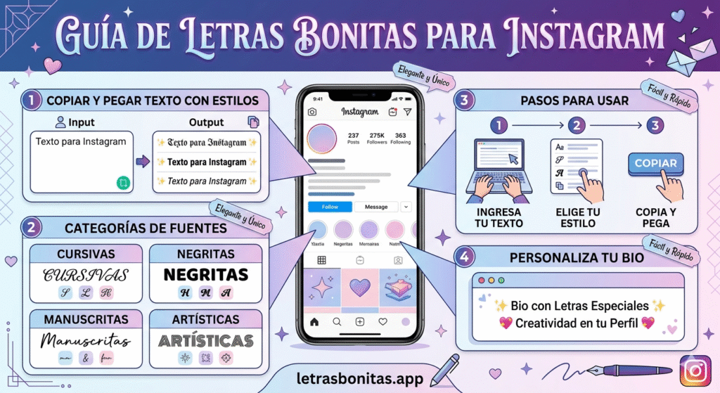 Letras Bonitas para Instagram