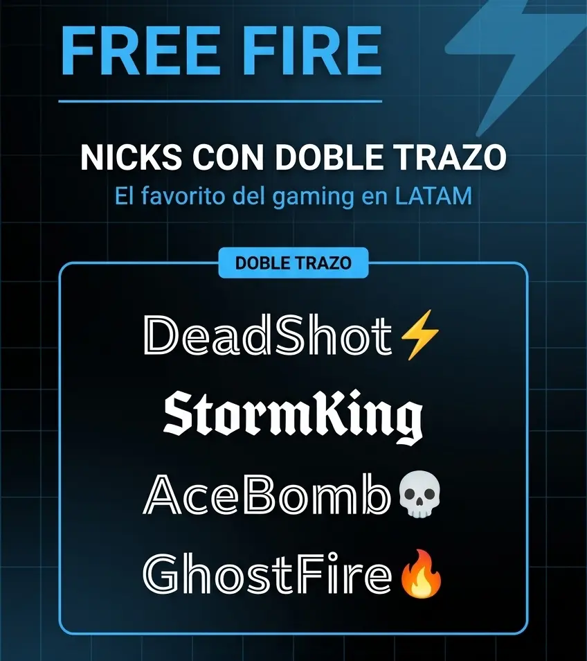 Letras Bonitas para Free Fire